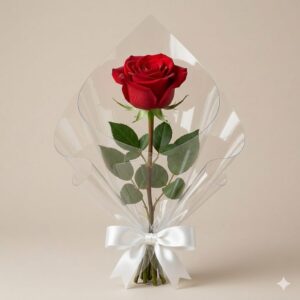 premium-imported-red-rose-with-transparent-wrapping-and-white-ribbon-gull-flowers