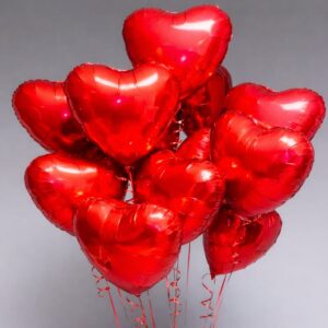 romantic-red-heart-shaped-helium-foil-balloons-gull-flowers